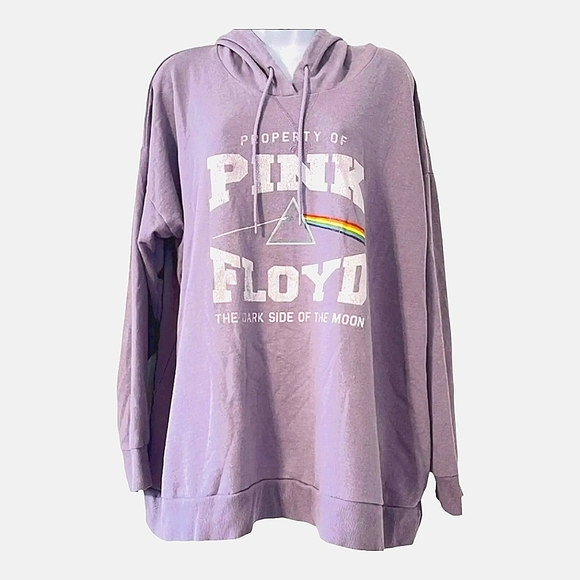 Lane Bryant Tops - Pink Floyd hoodie - Dark Side of the Moon, lavender, Lane Bryant plus size 14/16